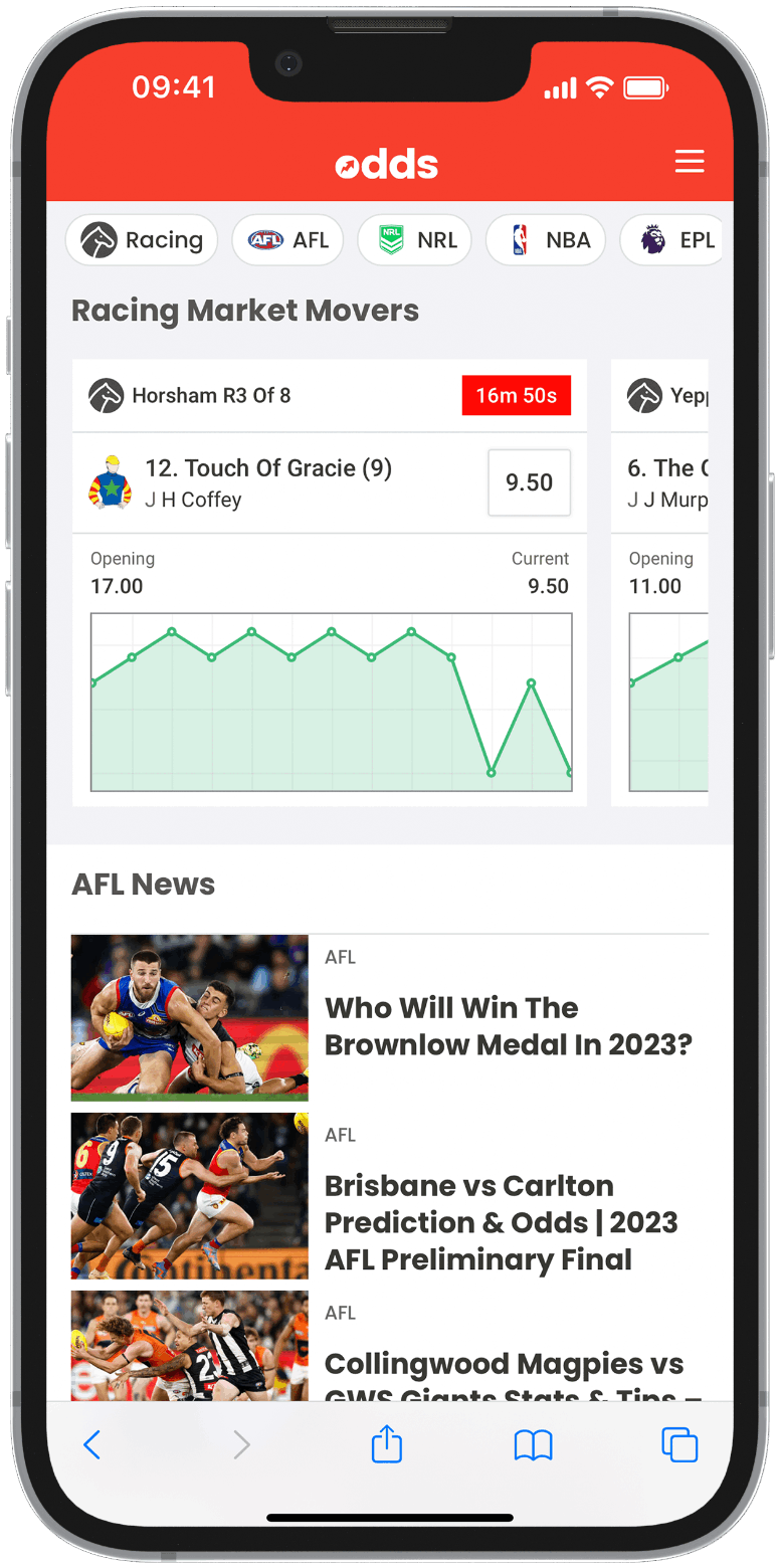 Odds mockup